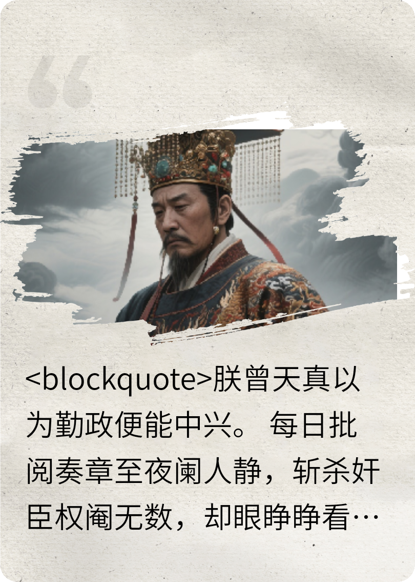 大明社稷的最后守护者
