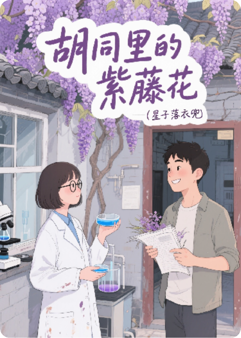 《胡同里的紫藤花》