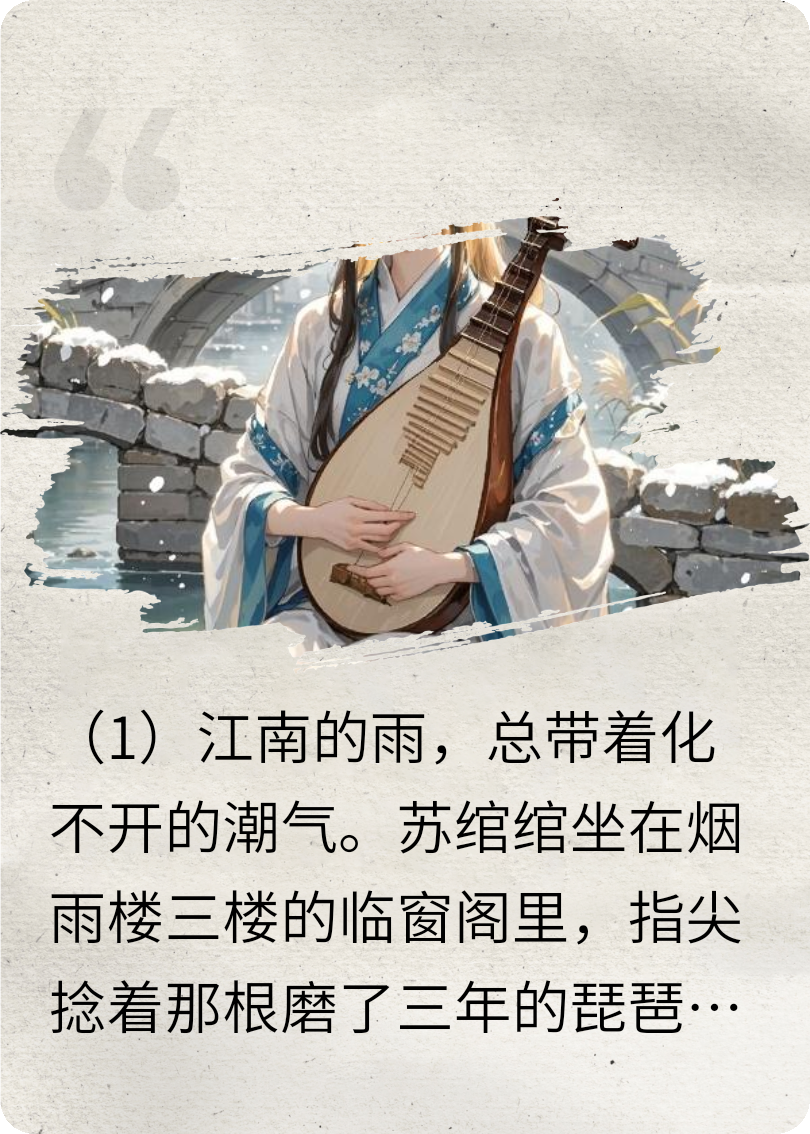 青绸系雪