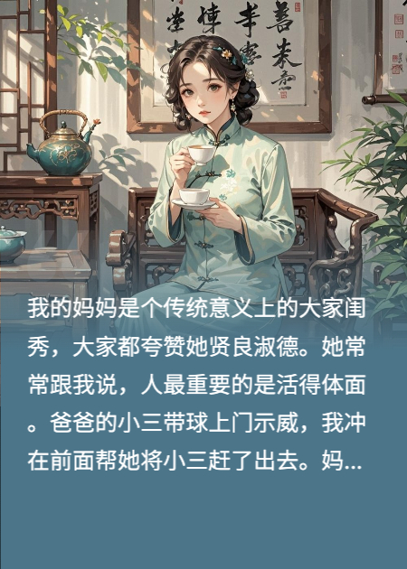 妈妈说女人最重要的是体面
