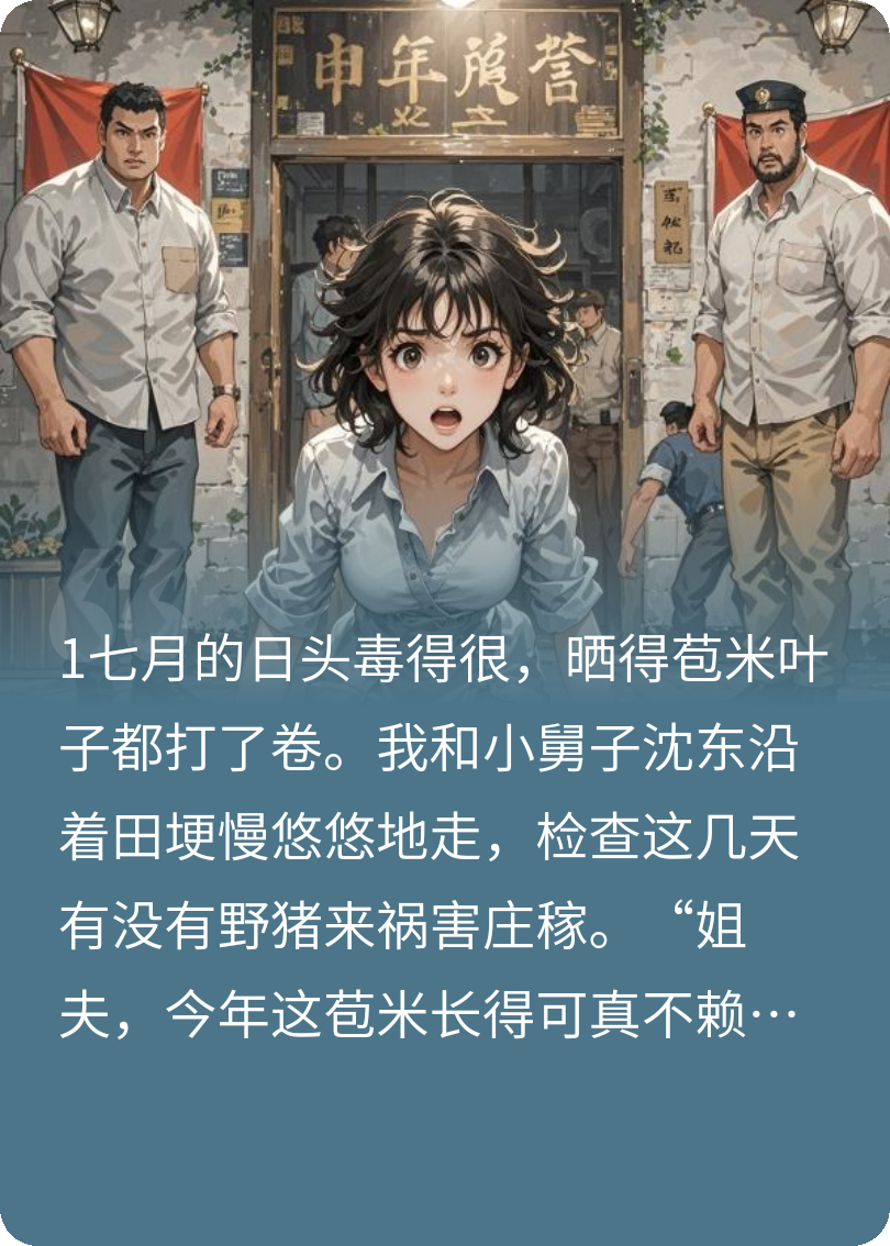 苞米地里逃离的身影