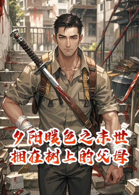 夕阳暖色之末世捆在树上的父母