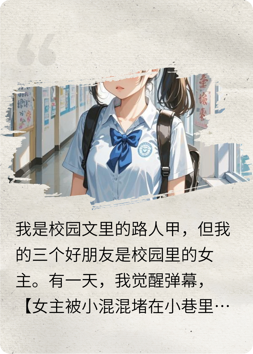 校园文里的路人甲，拯救了女主