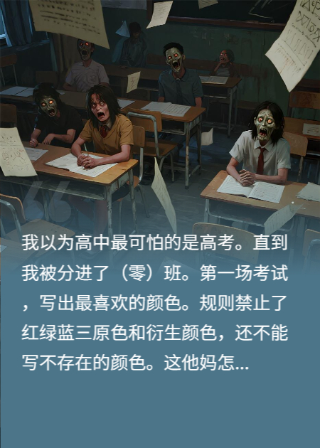校园怪谈：不存在的颜色