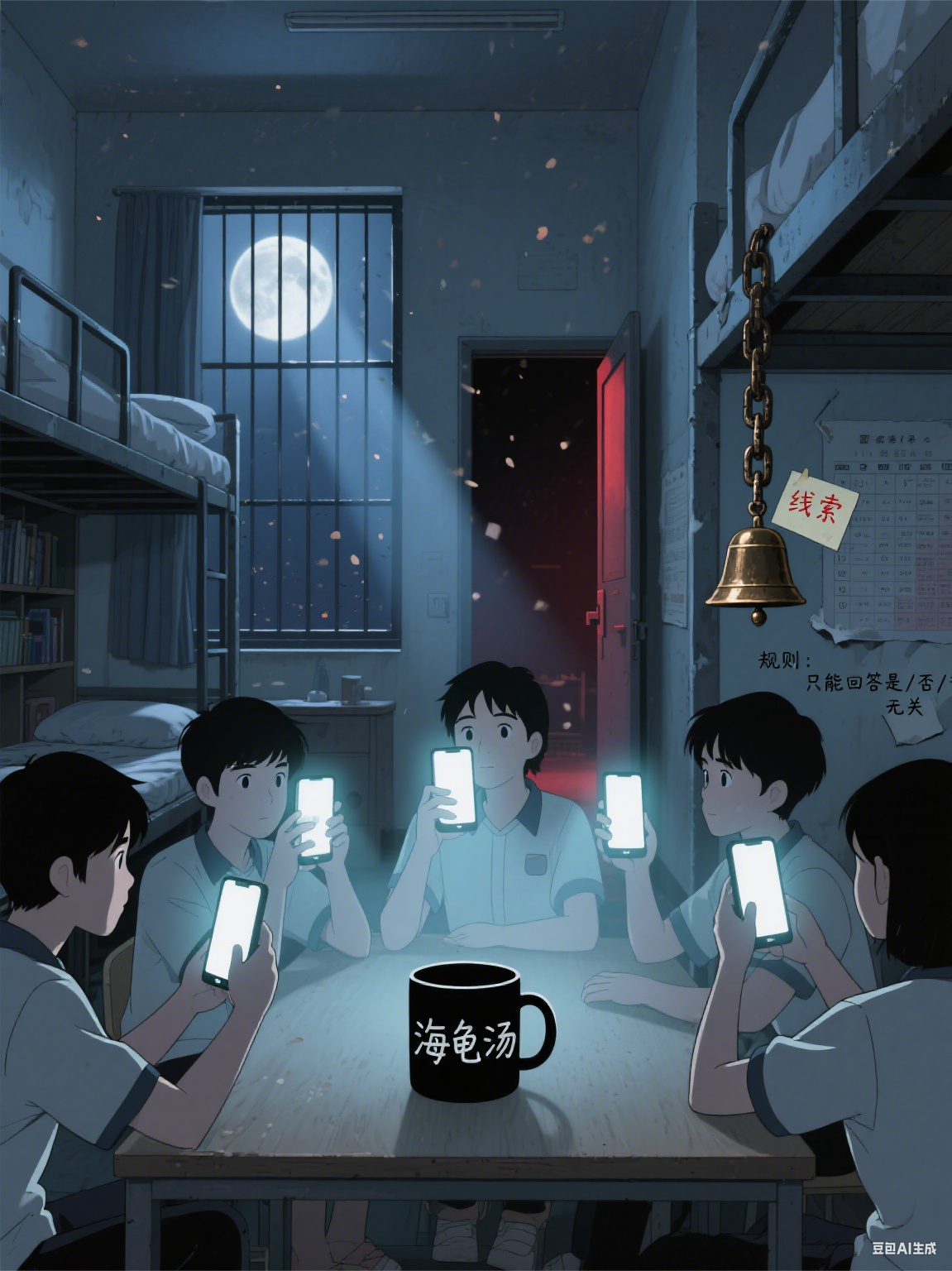 午夜停电后的，海龟汤游戏