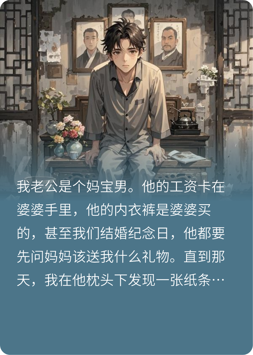 我的老公没断奶