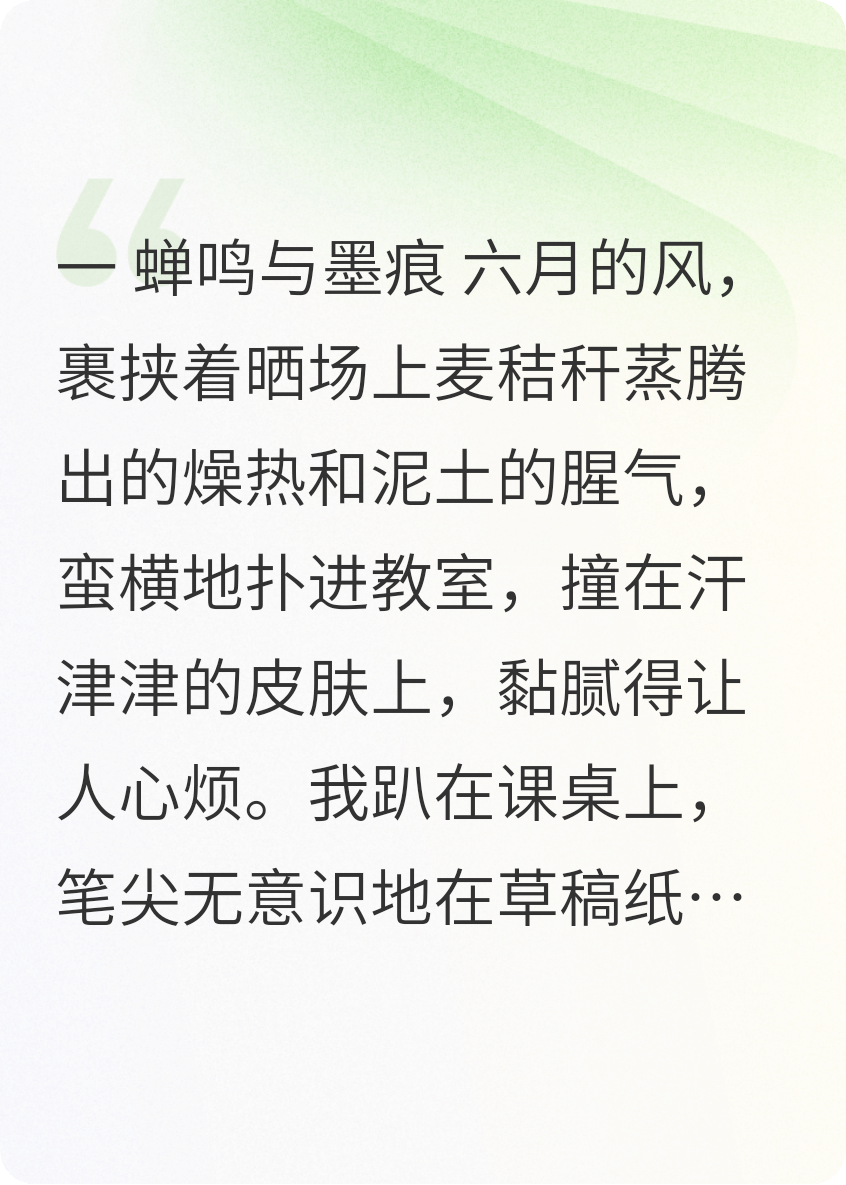 撕不坏的夏天