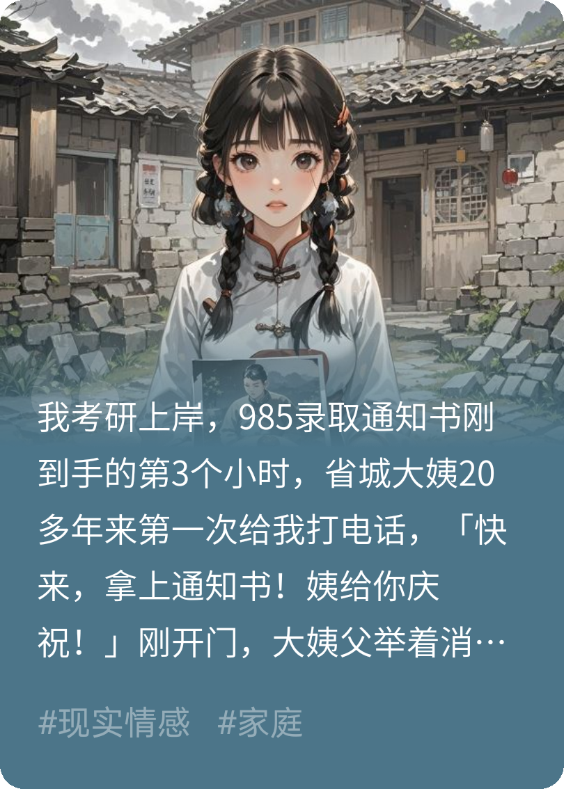 大姨卖我五万，我反手送她银手镯