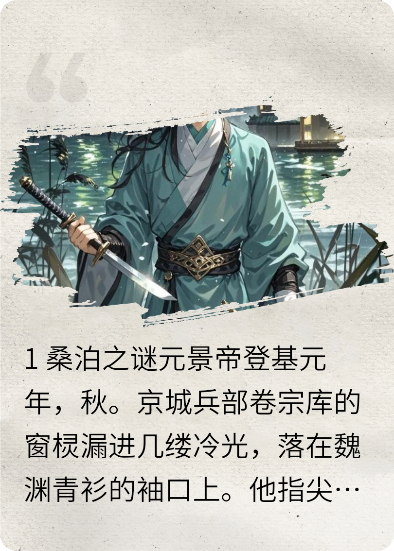 魏渊前传：桑泊灯影与鼓楼初鸣