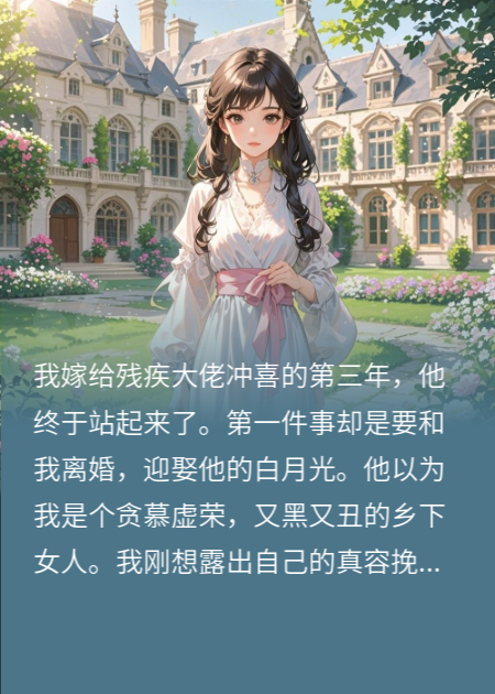 扮丑冲喜离婚后，前夫追悔莫及