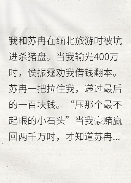 重生女友带我杀翻缅北