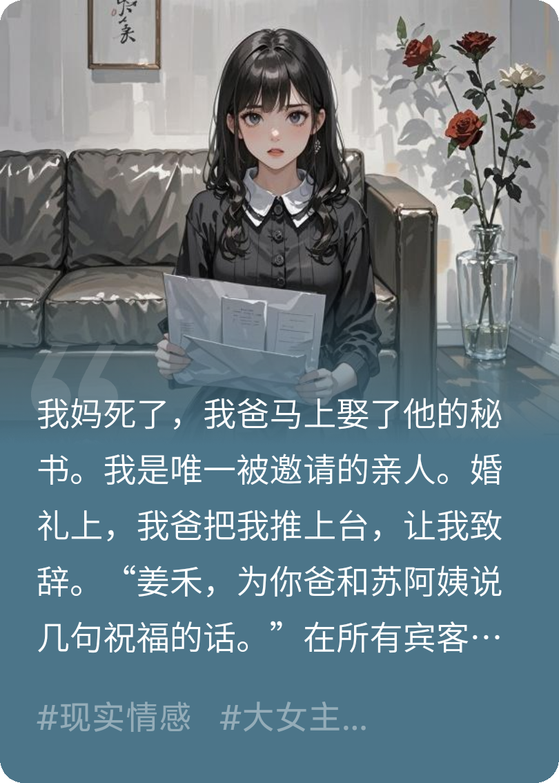 渣爹再婚，我把亲妈骨灰撒进香槟