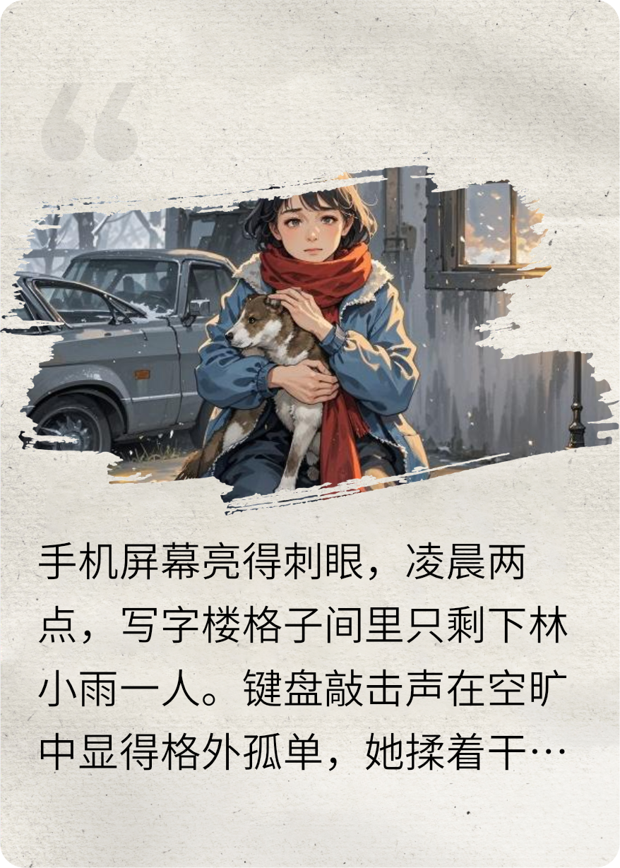母亲的红围巾
