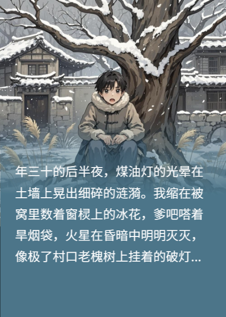 槐树下的影子