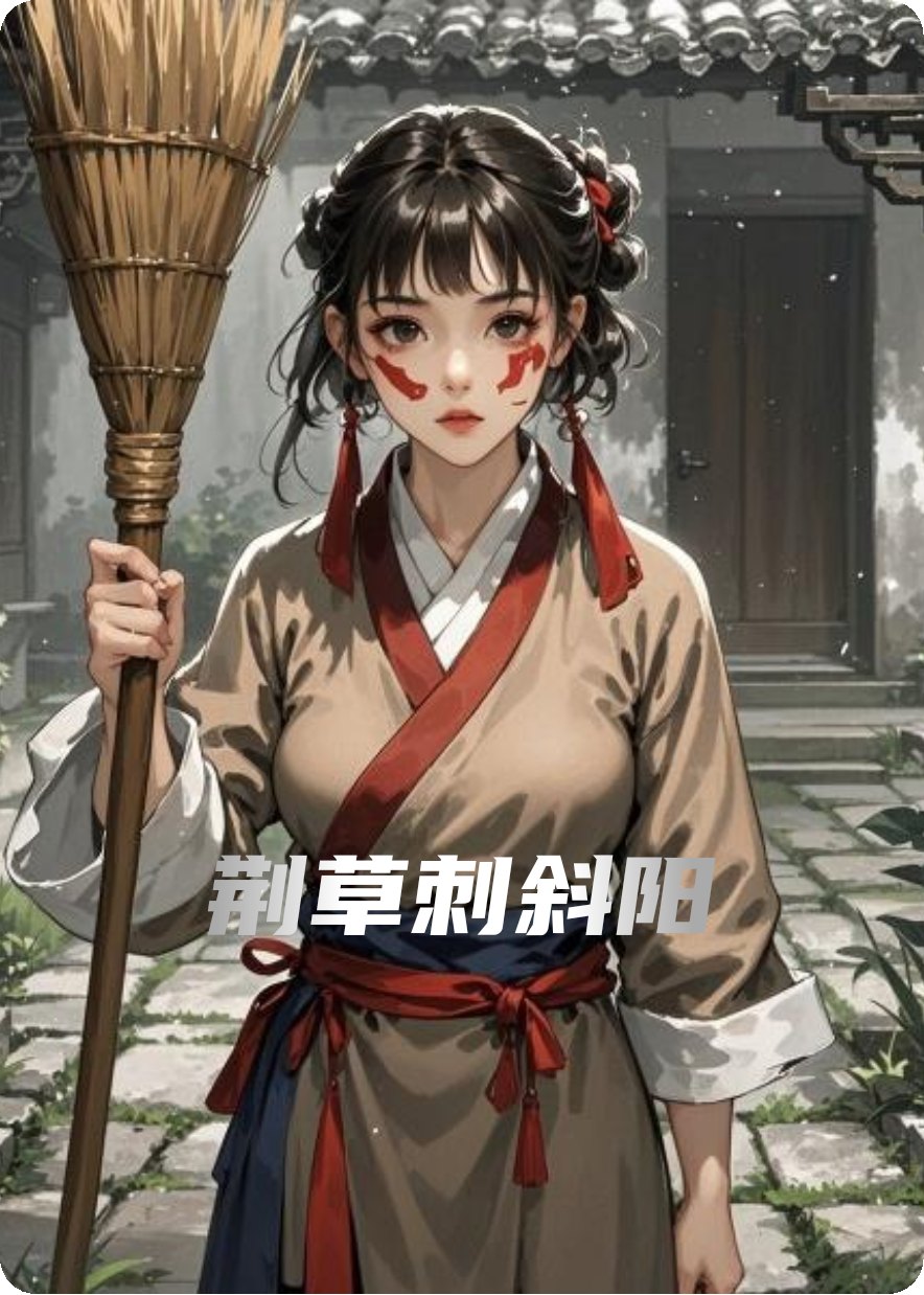 荆草刺斜阳