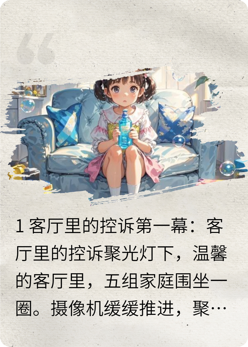 她用泡泡吹散了我的暴力美学