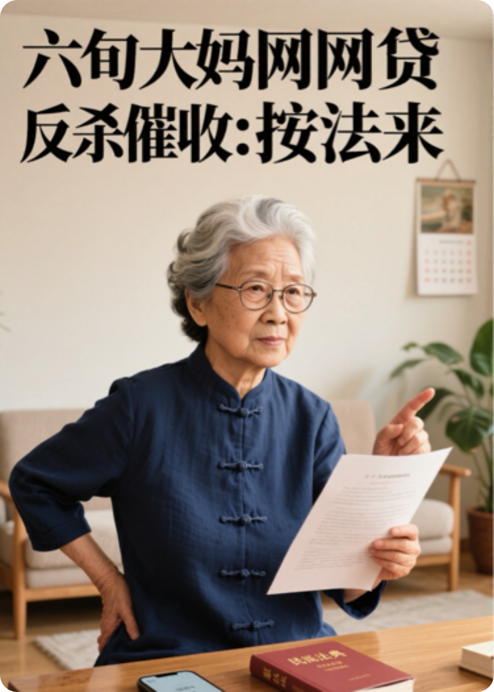 六旬大妈网贷反杀催收：按法来