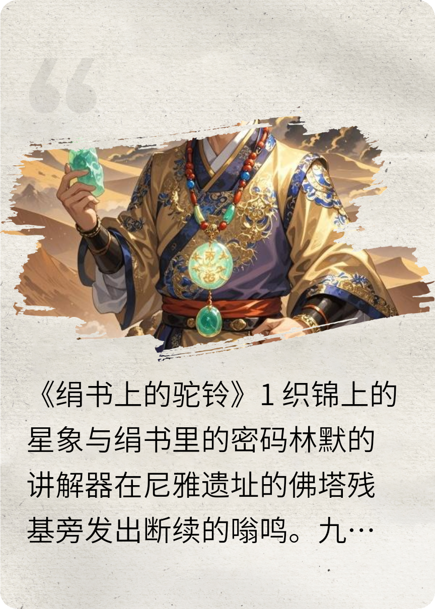 导游的时空笔记15：绢书上的驼铃