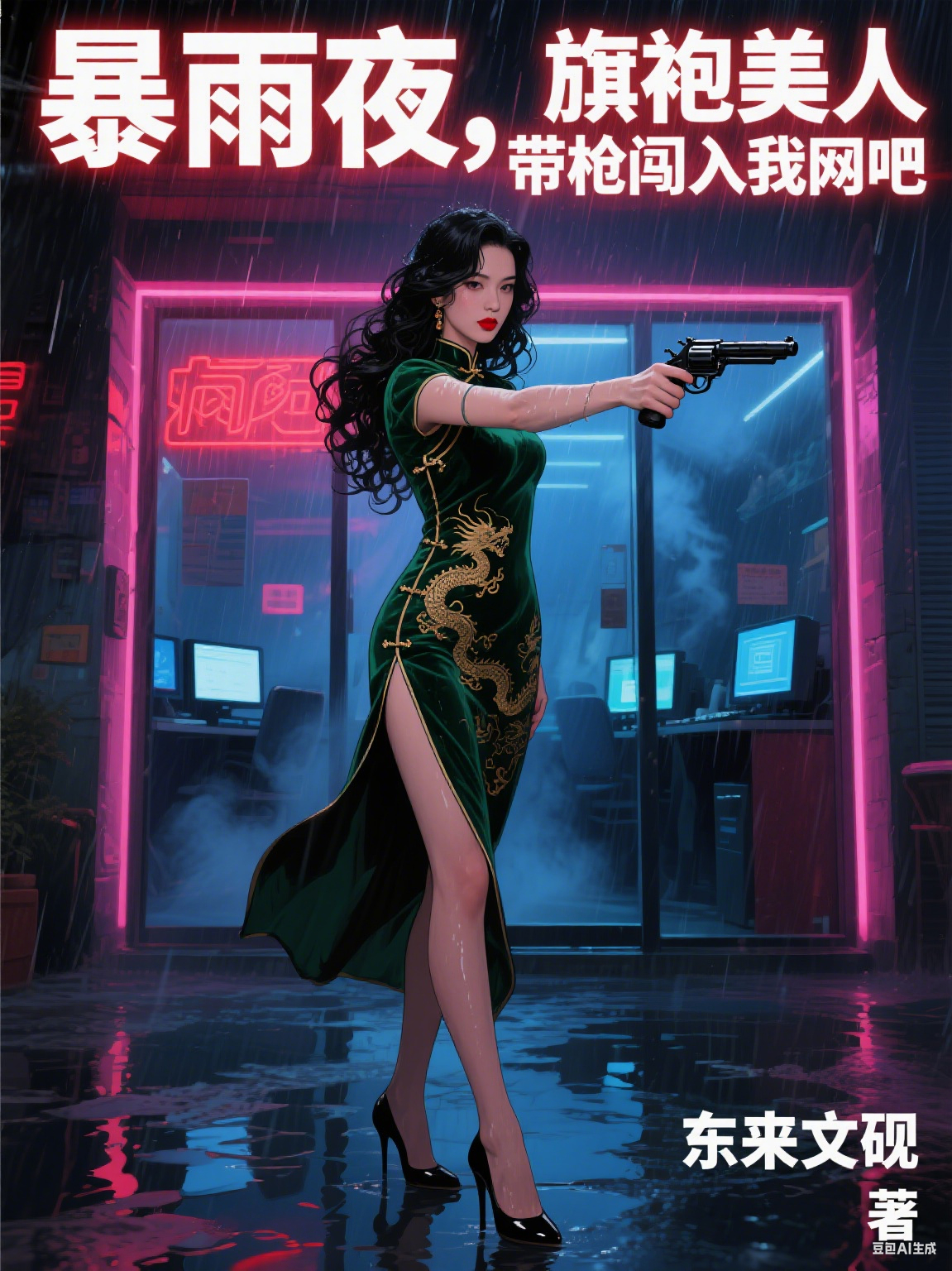 暴雨夜，旗袍美人带枪闯入我网吧