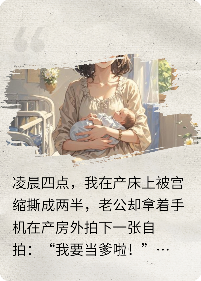 陪产假，老公选择带公婆去旅游