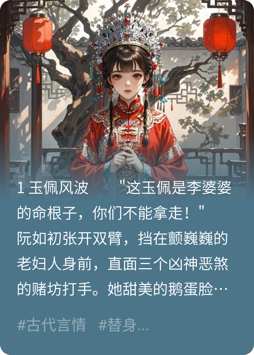 巡镇抚使爱上赌坊千金