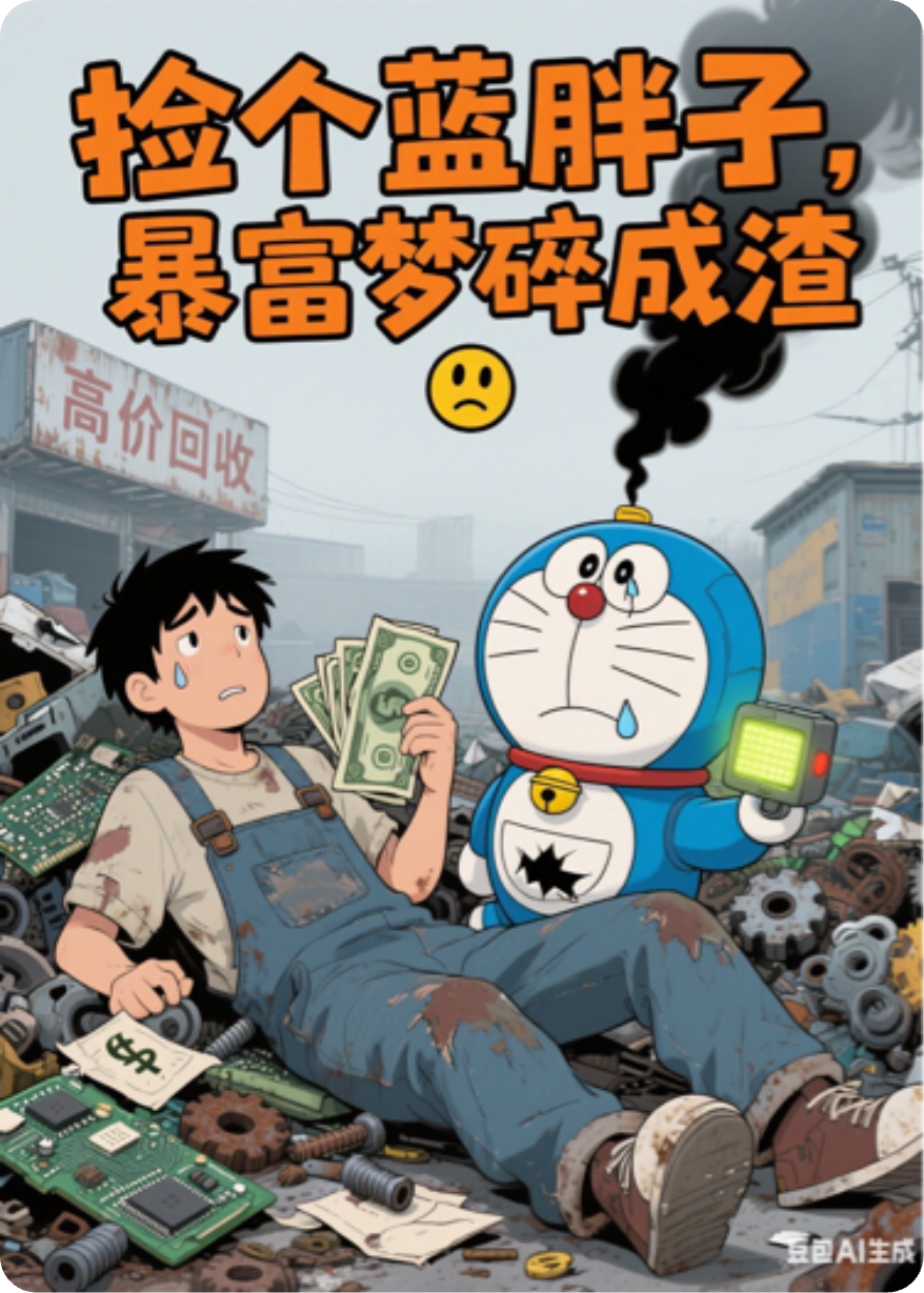 捡个蓝胖子，暴富梦碎成渣