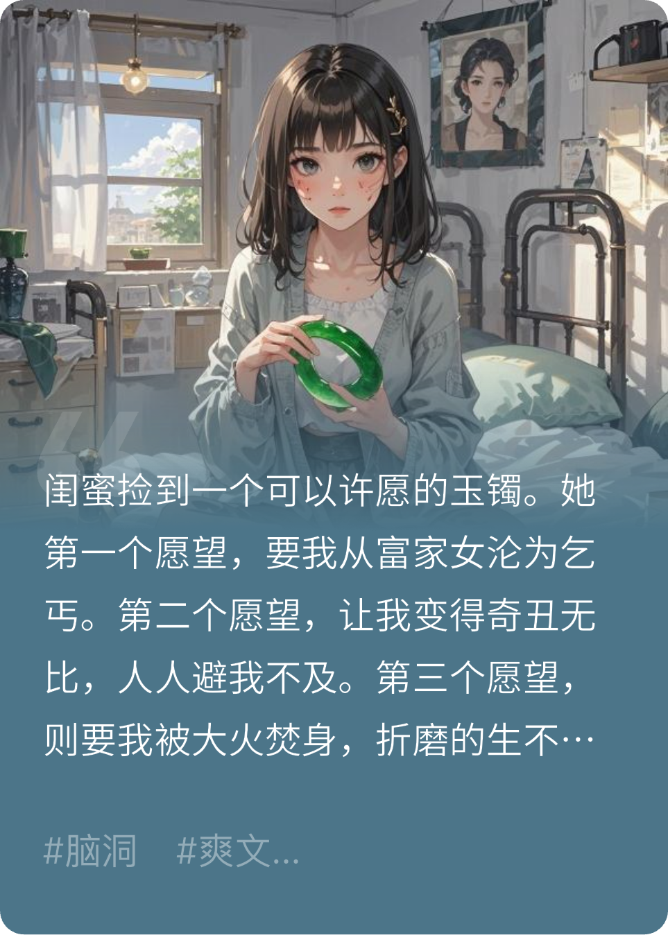 反着来的许愿玉镯