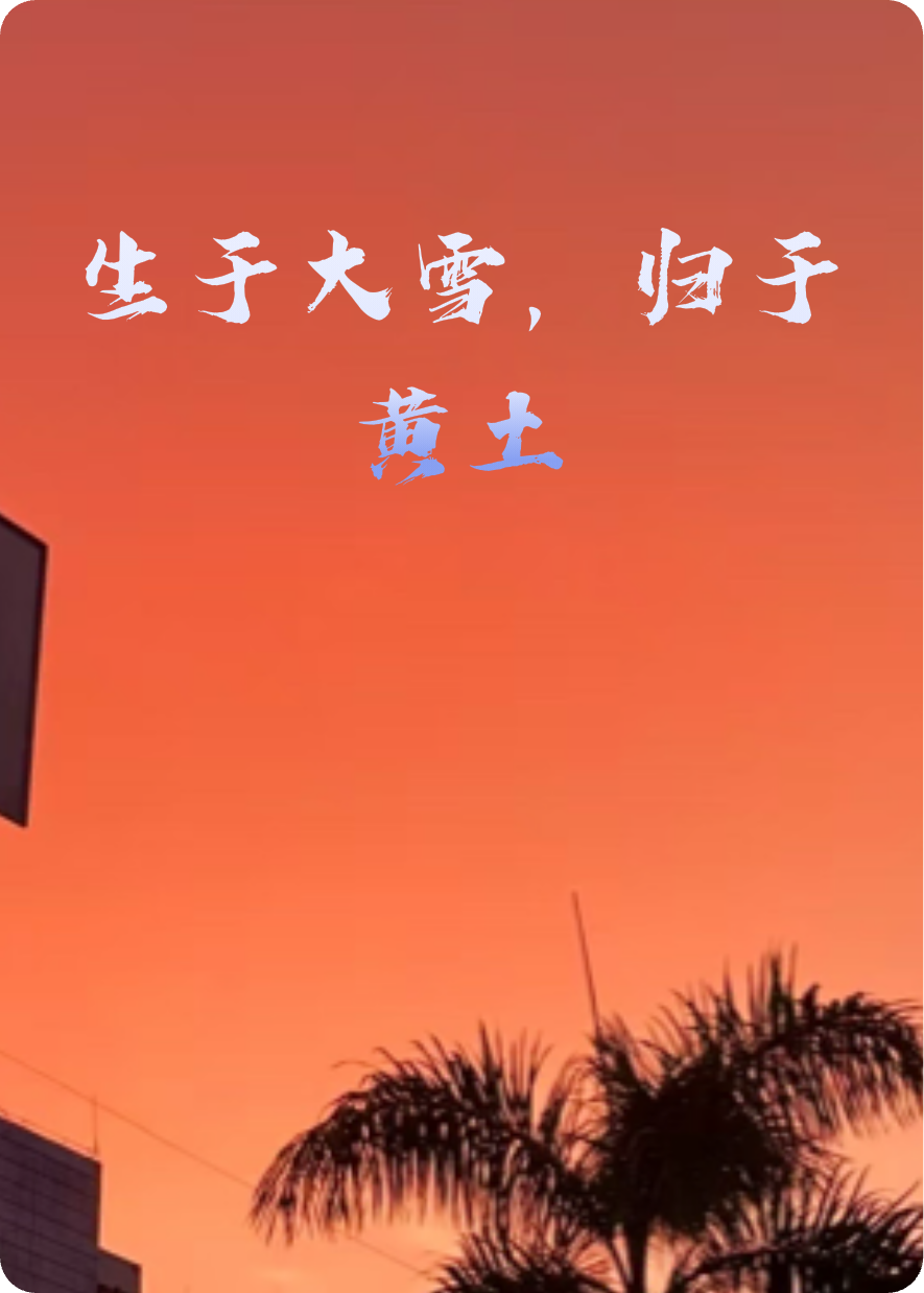 生于大雪，归于黄土