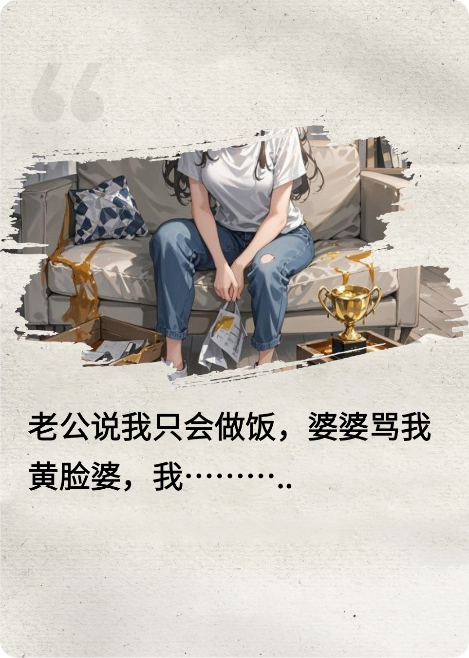 把我当保姆？嫌我只会做饭？