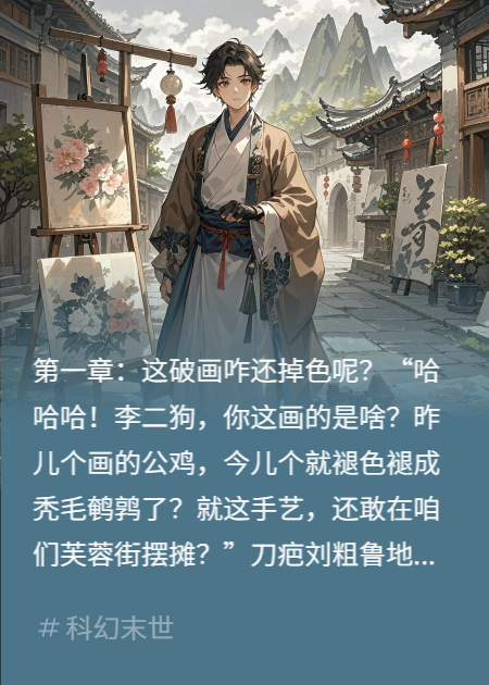 褪色画中仙：开局画废柴，入画秒变绝世高手！
