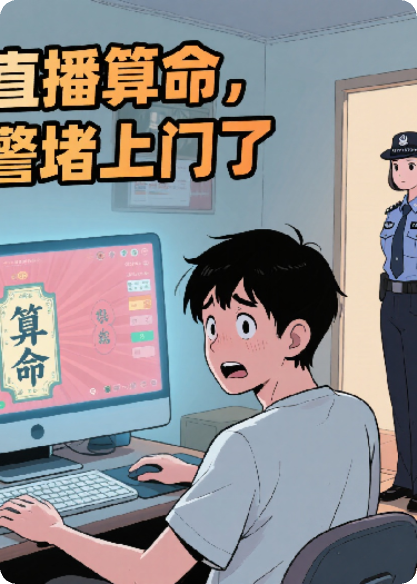 我靠直播算命，被女警堵门了