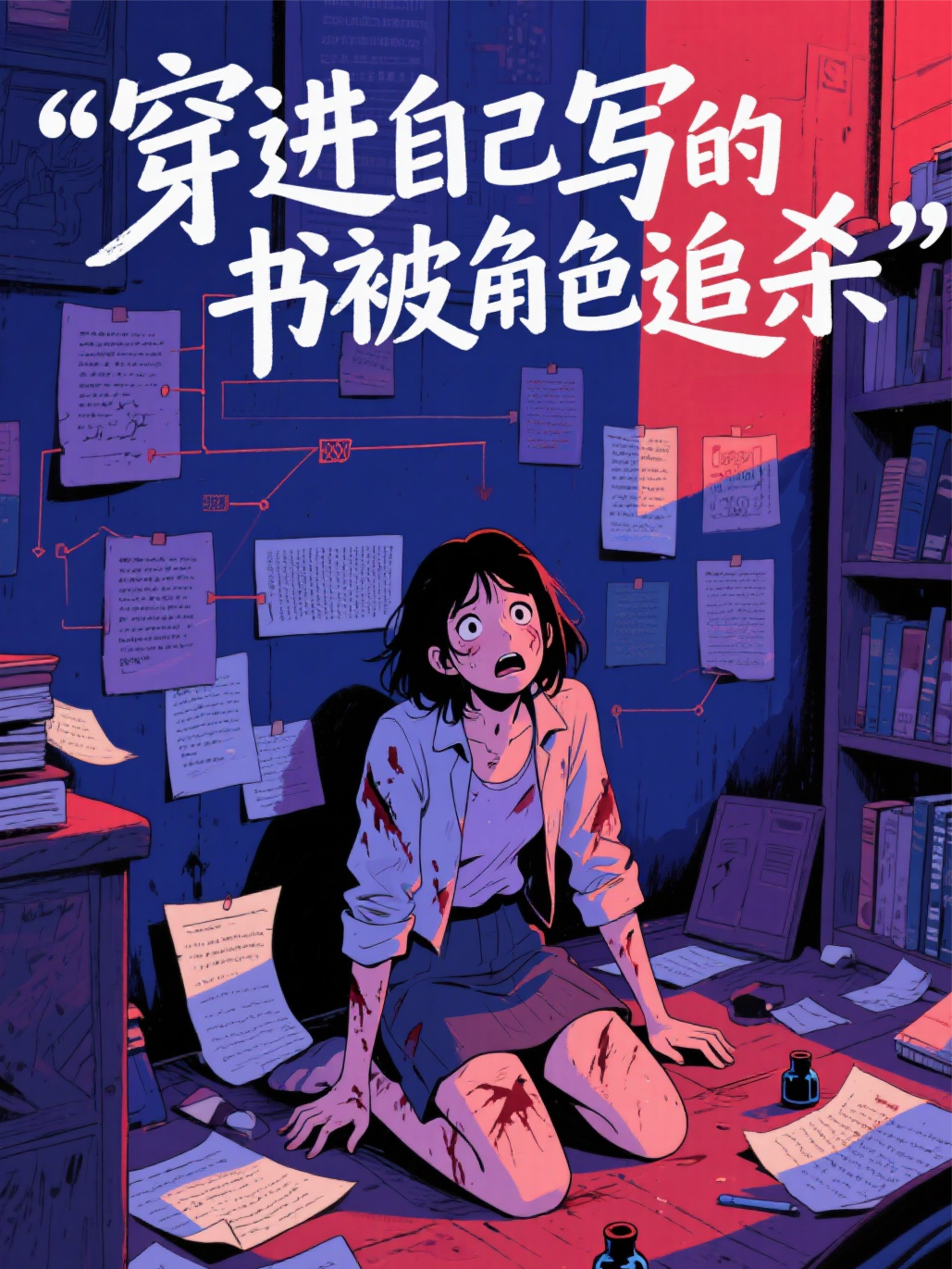 穿进自己写的书，被角色追杀
