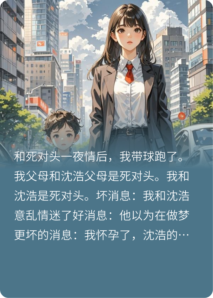 怀了死对头的崽后，我带球跑了