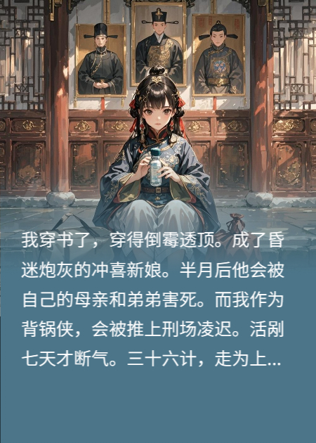 穿成炮灰的冲喜新娘后，我真香了