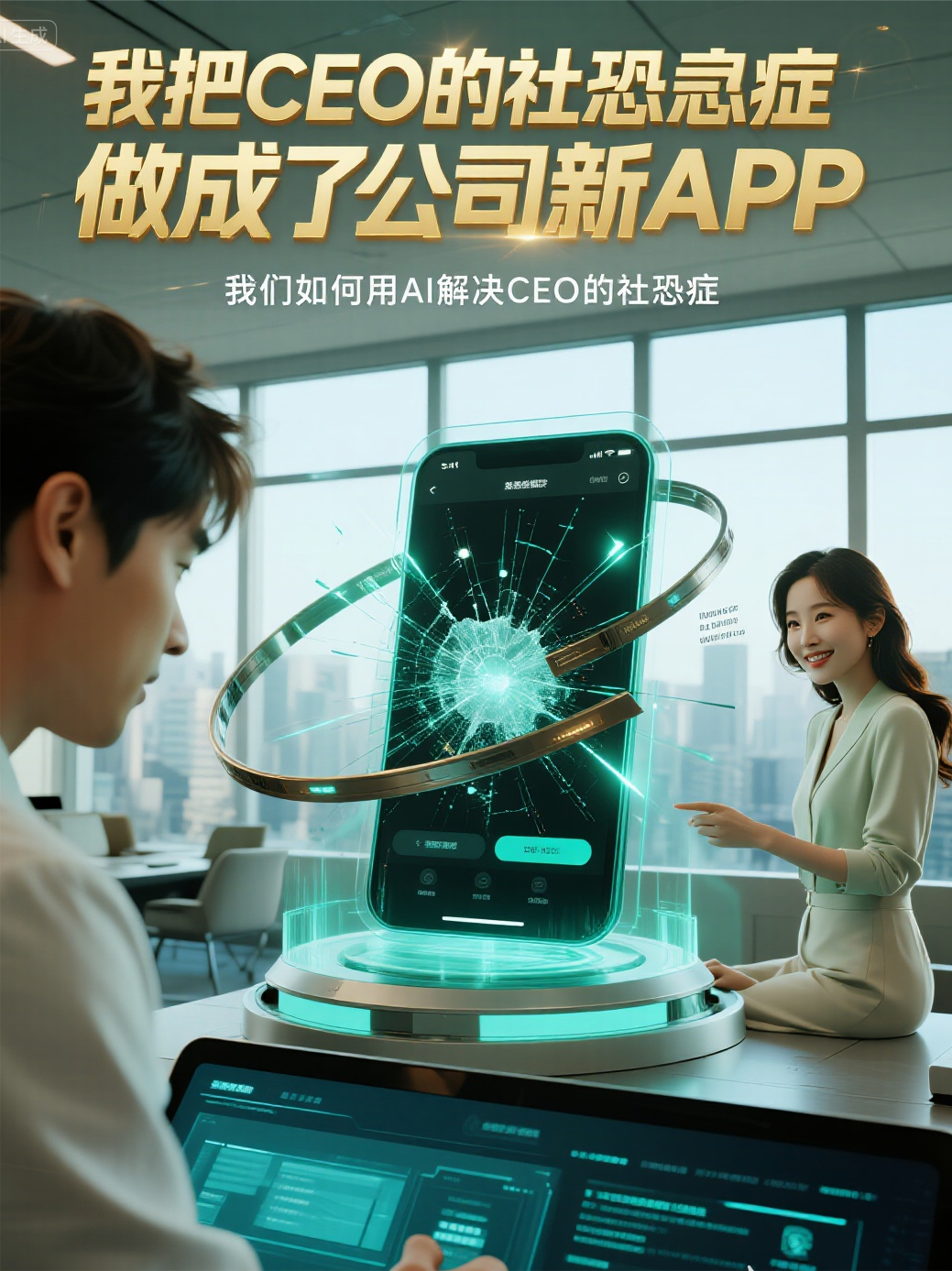 我把CEO的社恐症做成了公司新APP