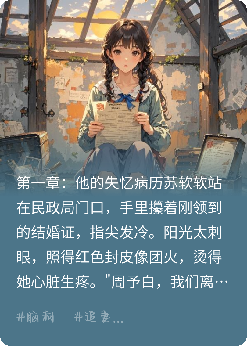 青梅暗恋我十年，结婚当天她跑了