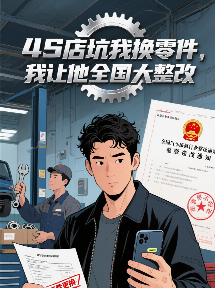 4S店坑我换零件我让他全国大整改