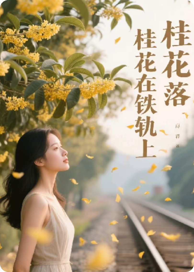桂花落在铁轨上
