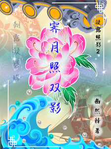 霁月照双影