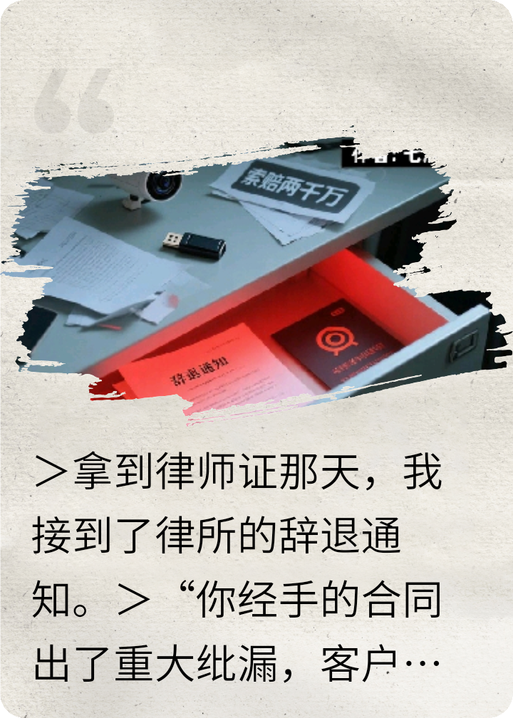 律师证在抽屉里发烫