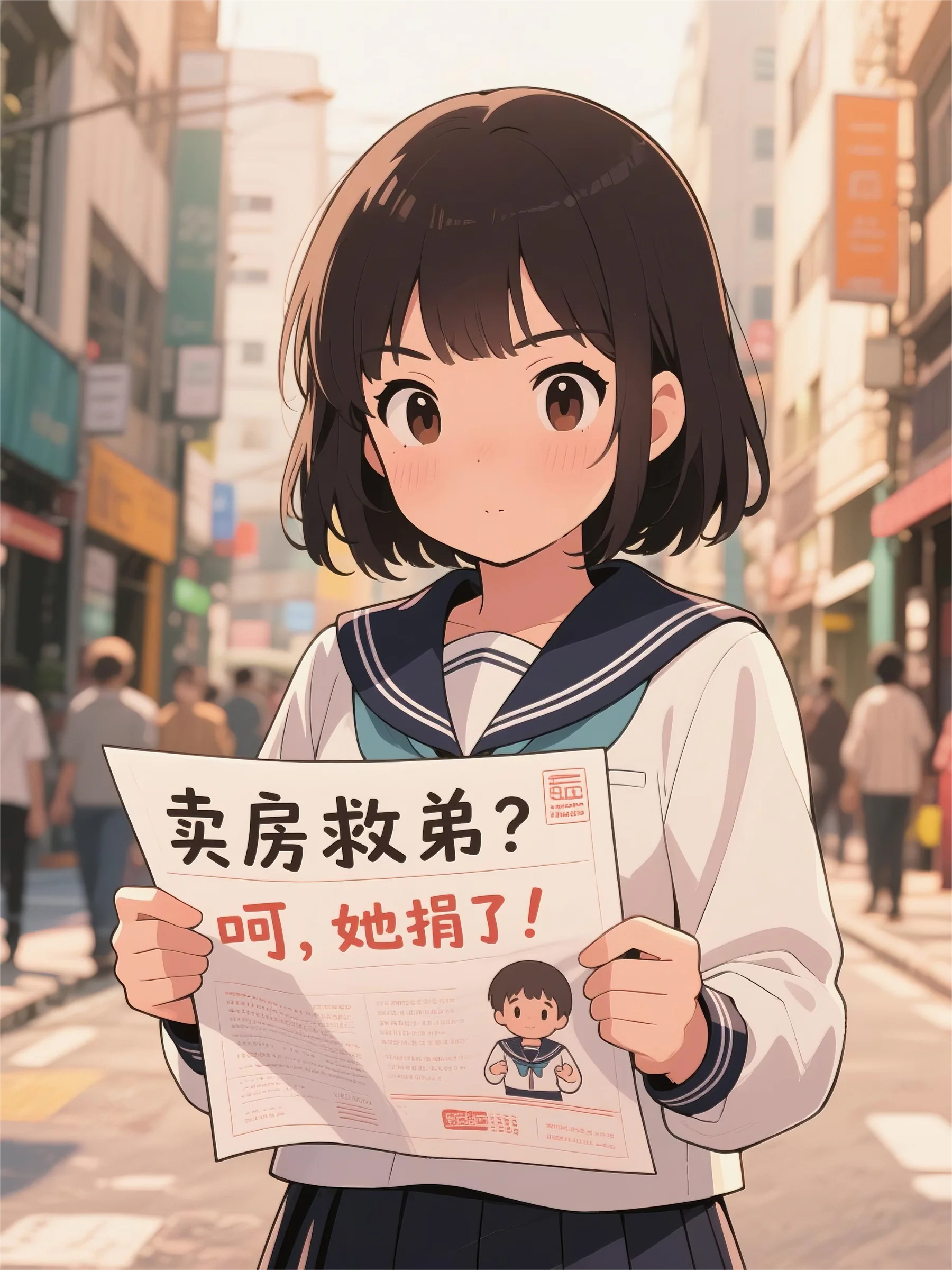 卖房救弟？呵，她捐了！