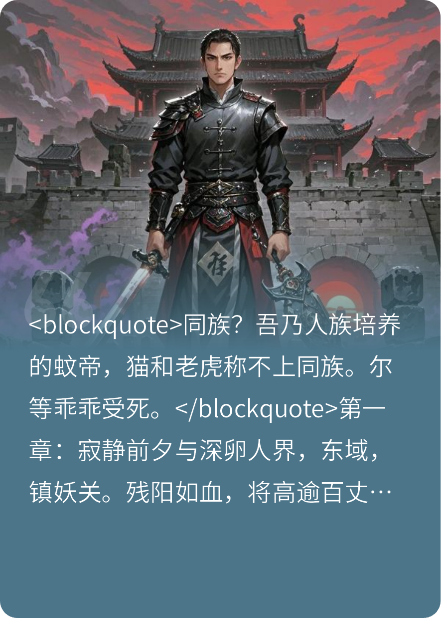 人族蚊帝计划启动后