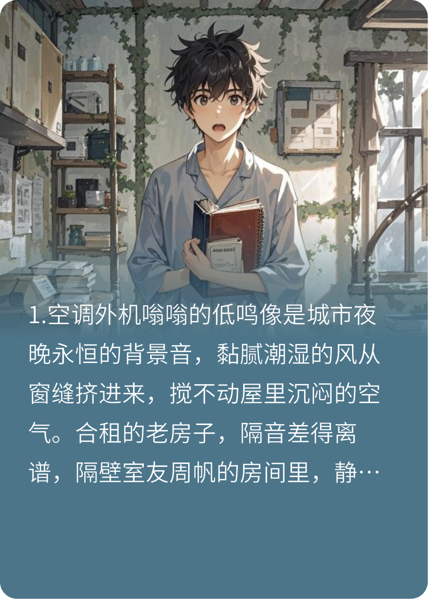 日记告诉我，室友十年前就死了