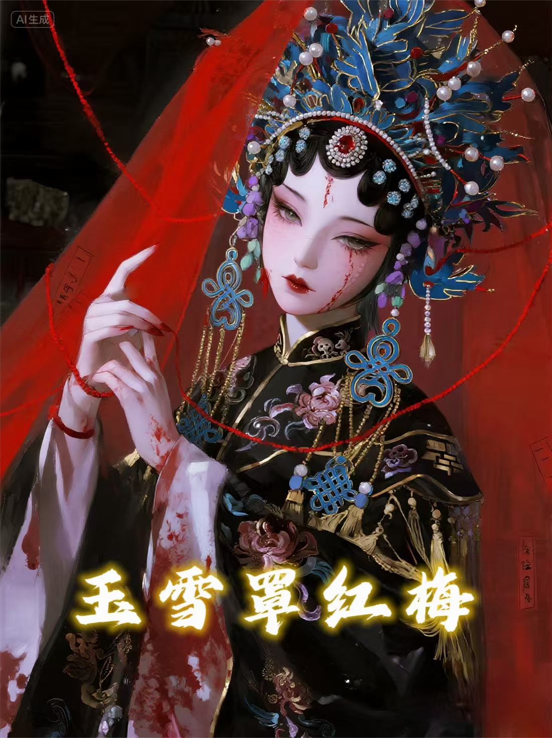 玉雪罩红梅