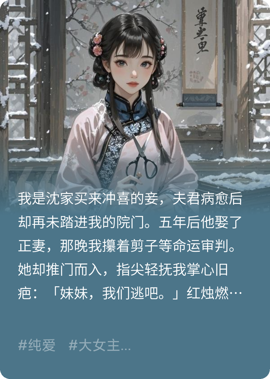 宅院深深，姐姐只与我相伴