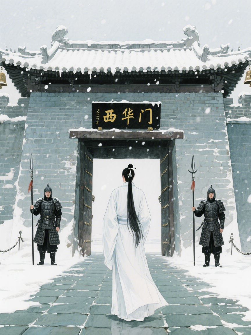 雪落城门