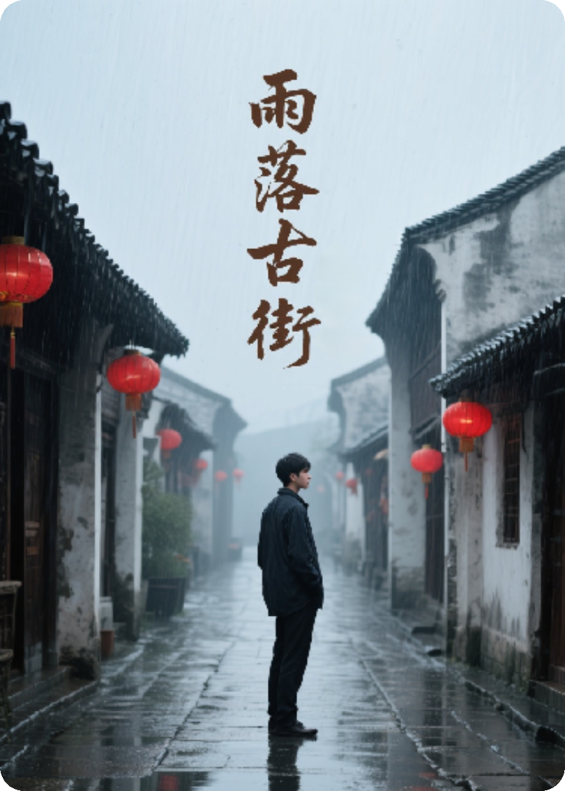 雨落古街