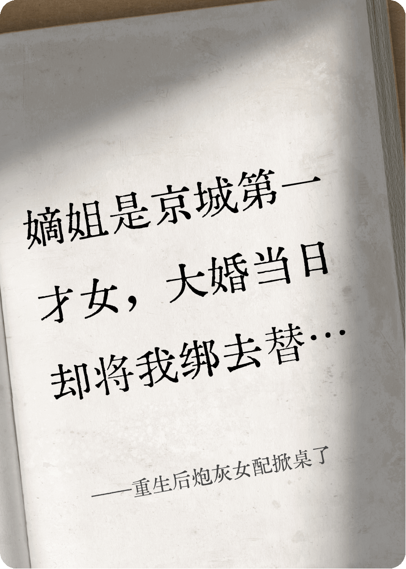 重生后炮灰女配掀桌了