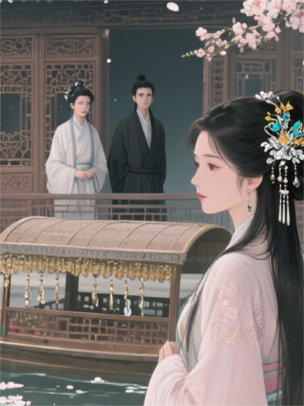 谁记扬州雪，十万桃花血。