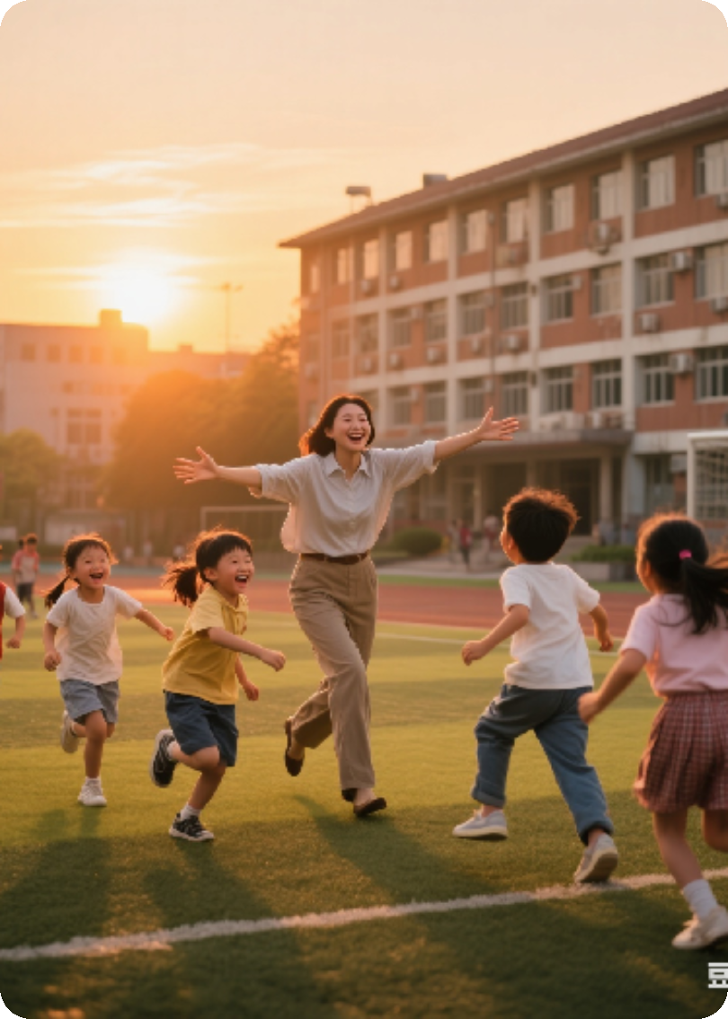 暖阳下的家庭、学校